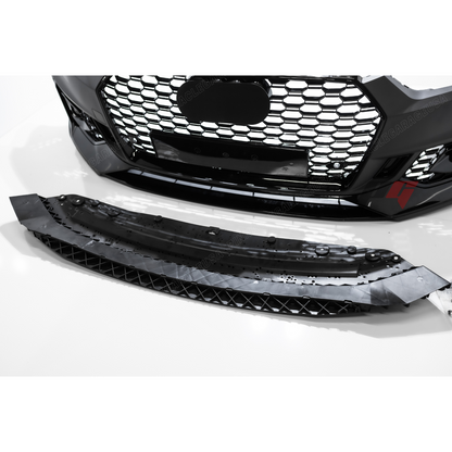2017-2019 (B9) Audi A5, S5 Front RS5 Style Bumper Cover Conversion w/ Front Grille