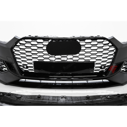 2017-2019 (B9) Audi A5, S5 Front RS5 Style Bumper Cover Conversion w/ Front Grille