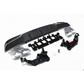 2015-2018 Mercedes Benz W205 C Class Rear AMG Style Diffuser w/ Exhaust Tips
