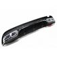 2015-2018 Mercedes Benz W205 C Class Rear AMG Style Diffuser w/ Exhaust Tips