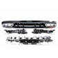2019-2021 Mercedes Benz W205 C Class Rear AMG Style Diffuser w/ Exhaust Tips