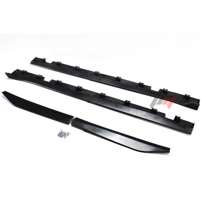 For 2015-2023 Ford Mustang Side Skirt Extension Splitter W/ Winglet GT500 Style