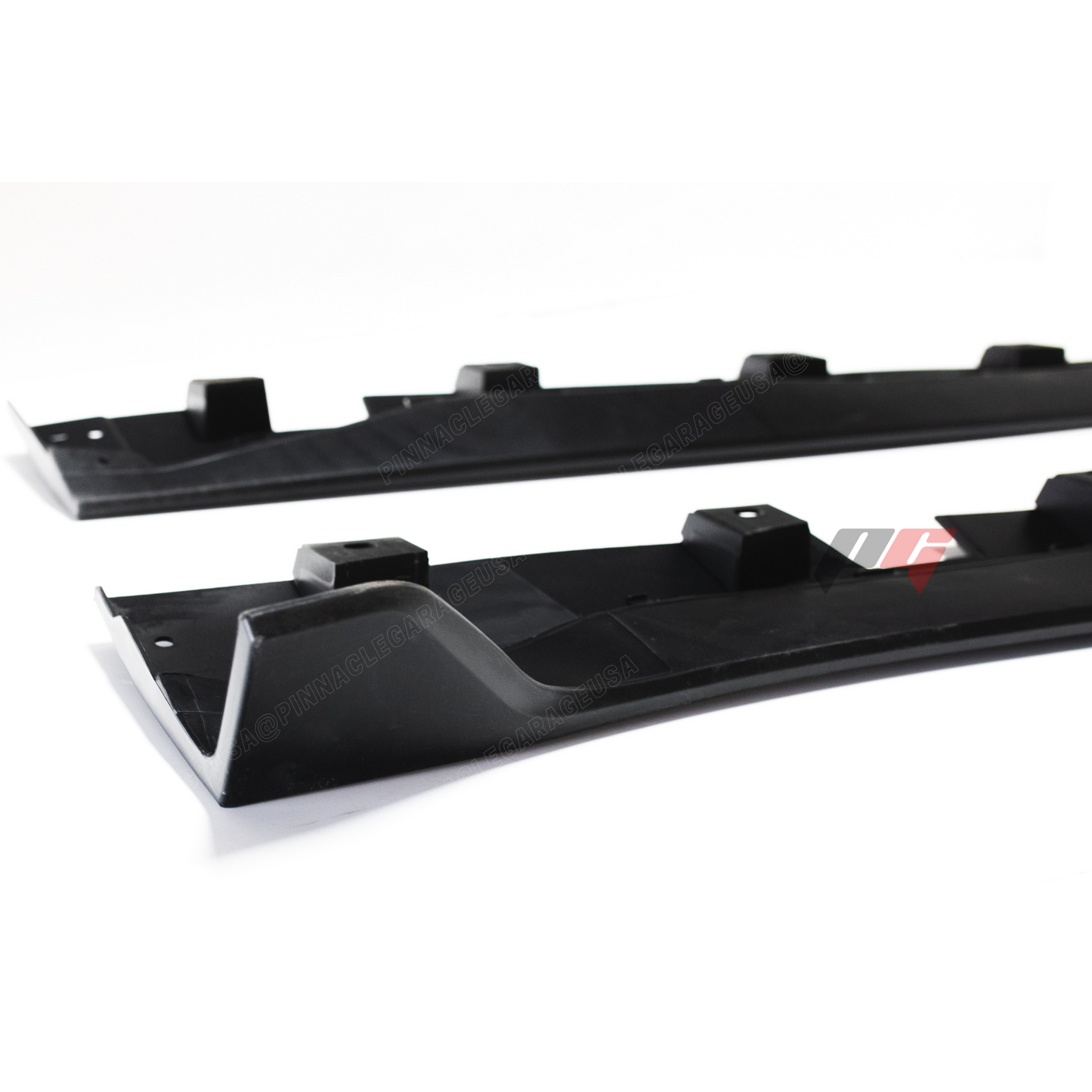 For 2015-2023 Ford Mustang Side Skirt Extension Splitter W/ Winglet GT500 Style