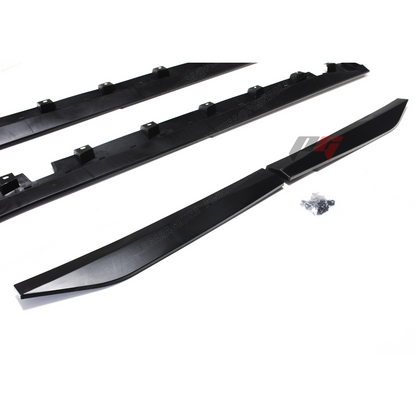 For 2015-2023 Ford Mustang Side Skirt Extension Splitter W/ Winglet GT500 Style
