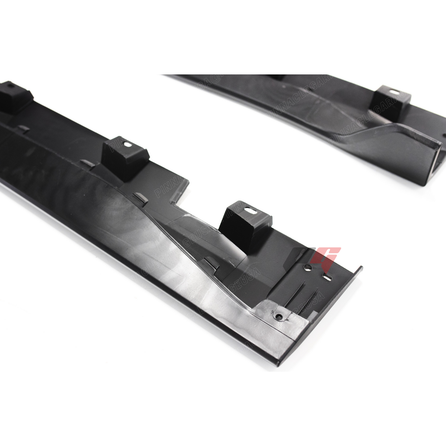 For 2015-2023 Ford Mustang Side Skirt Extension Splitter W/ Winglet GT500 Style