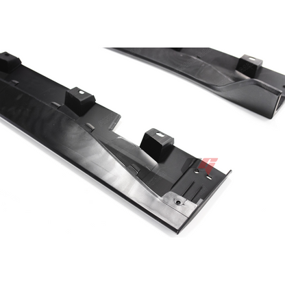 For 2015-2023 Ford Mustang Side Skirt Extension Splitter W/ Winglet GT500 Style