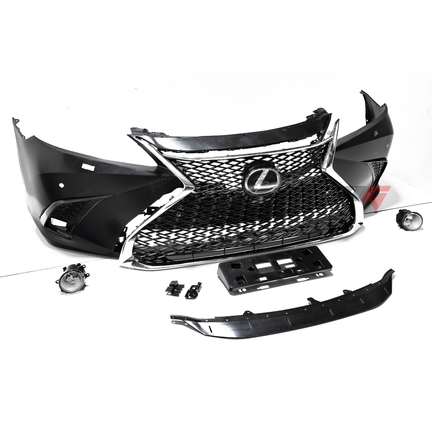 2006-2009 LEXUS ES350 To F-Sport Style Front Bumper Conversion Kit w/ Fog Lights