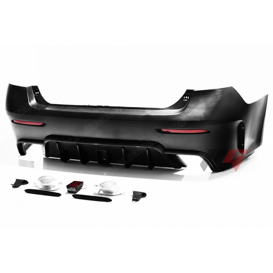 2006-2011 LEXUS GS300, GS350, GS430 Rear Bumper Cover w/ Mufflers & 3rd Brake Light