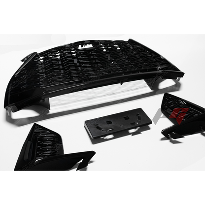 2021-2024 LEXUS IS300/ IS350 F-Sport Style Front Upper Grille with Black Trim