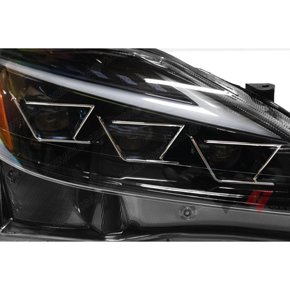 2006-2013 Lexus IS250, IS350 Triple Beam F-Sport V2 Style LED Head Lights