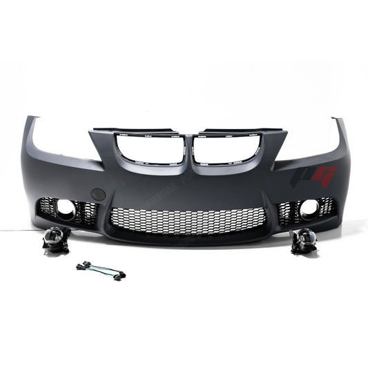 2006-2008 BMW E90 3 Series Front M3 Style Bumper w/ Fog Lights