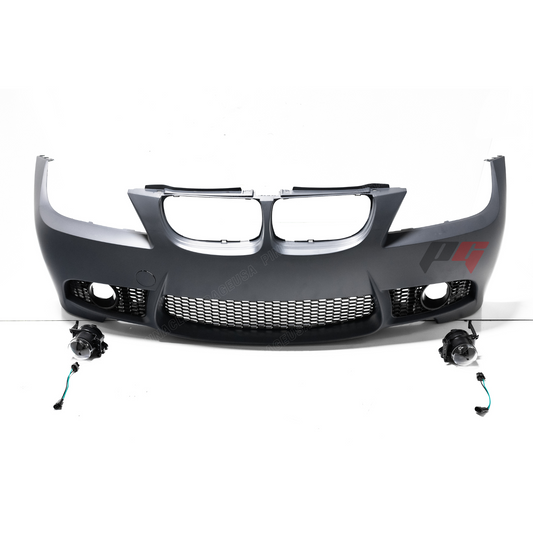 2009-2012 BMW E90 3 Series Front M3 Style Bumper w/ Fog Lights