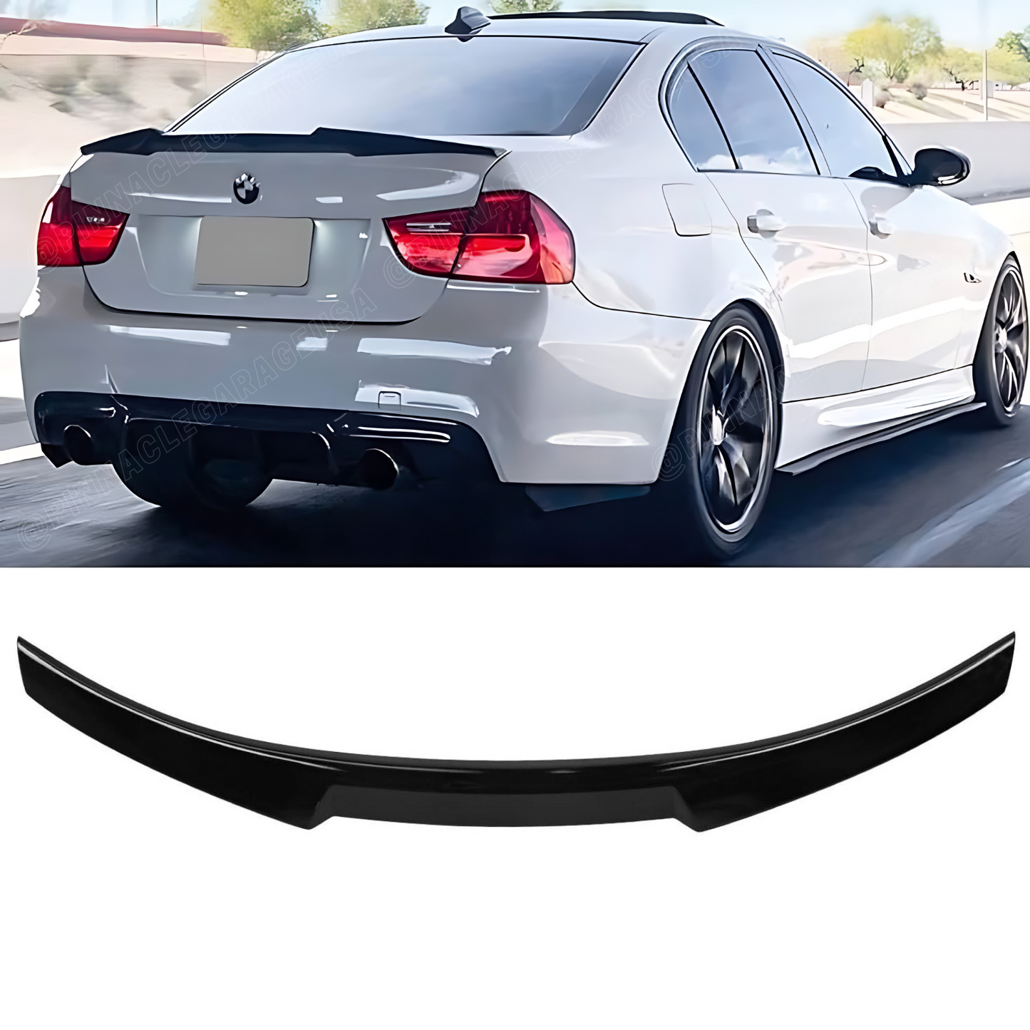 2006-2012 BMW 3 Series/ M3 E90 Sedan Rear M4 Style Trunk Spoiler