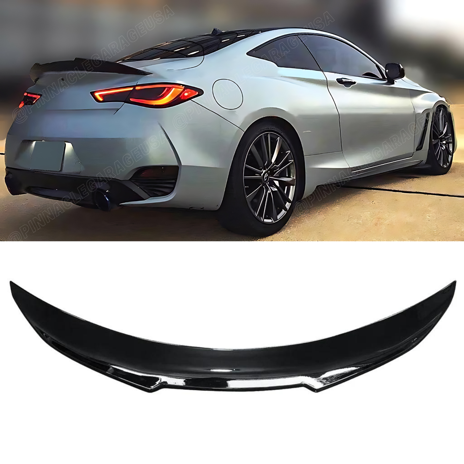 for 2017-2022 Infiniti Q60 Rear PSM Style Trunk Spoiler | PINNACLE ...