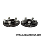 ISC Suspension Black Hub Centric Wheel Spacer Pair 15mm / 5x114 - WS5X11415B