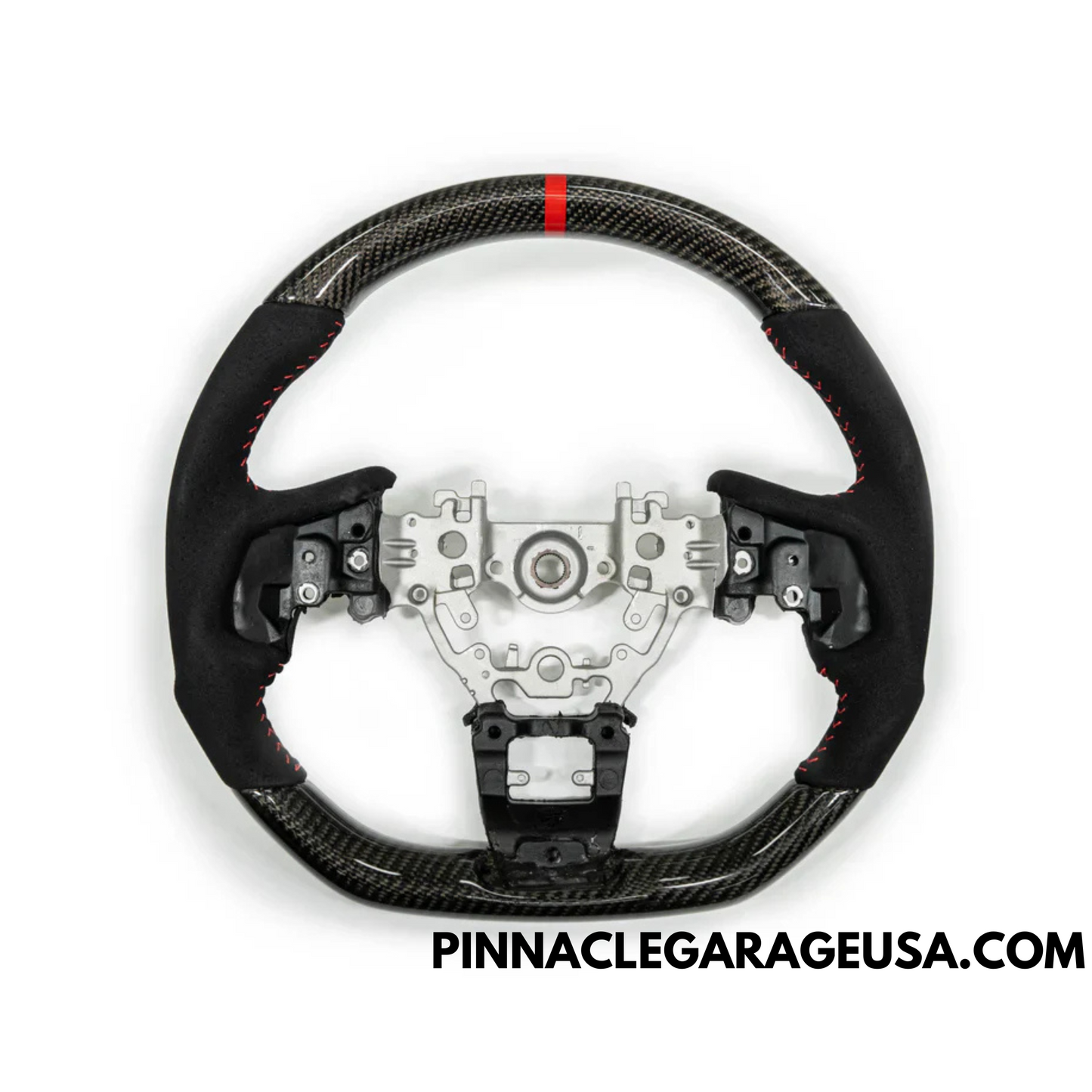 FactionFab Carbon and Suede Steering Wheel for 2022-2024 Subaru WRX