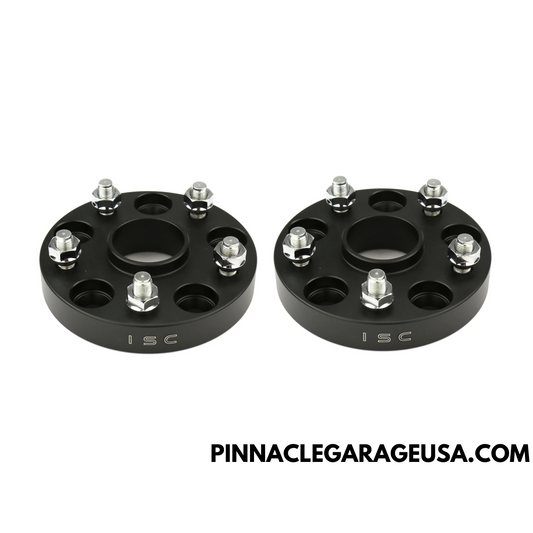 ISC Suspension Black 5x114 Hub Centric Wheel Spacer Pair 20mm - WS5X11420B