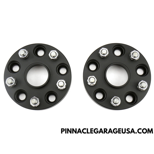 ISC Suspension Black 5x114 Hub Centric Wheel Spacer Pair 20mm - WS5X11420B