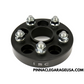 ISC Suspension Black 5x100 Hub Centric Wheel Spacer Pair 25mm - WS5x10025B