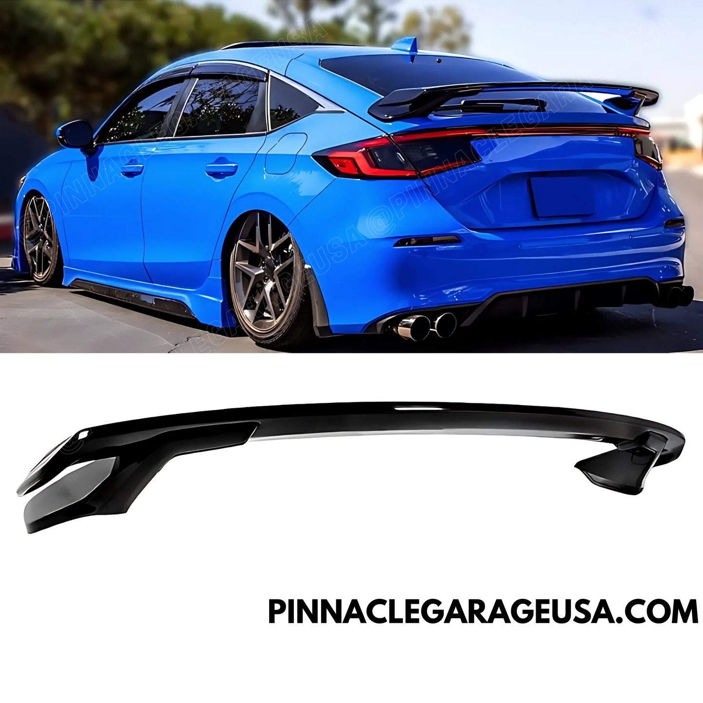 2022-2024 Honda Civic Hatchback HPD Style Rear Trunk Spoiler Wing