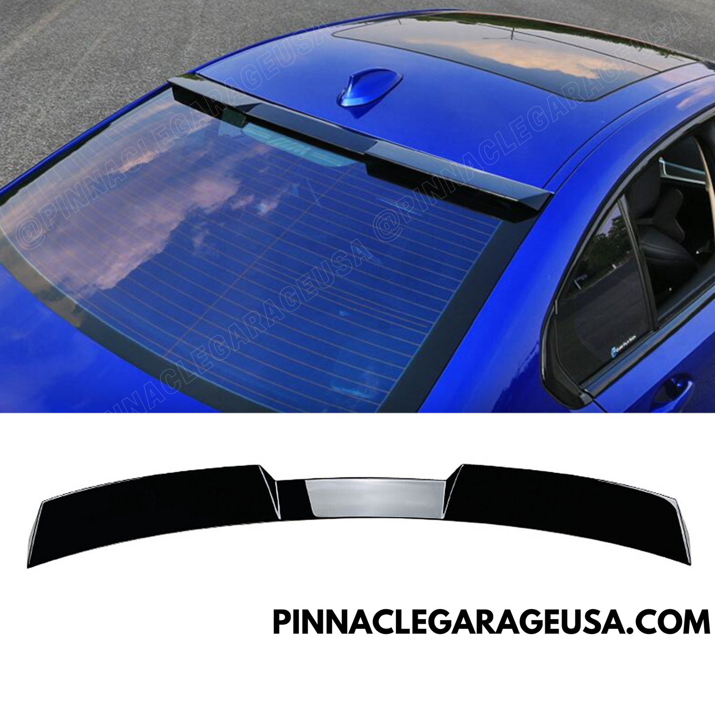 2019-2023 BMW G20 330e, 330i, M340i, G80 M3 Rear Rear Window Roof Spoiler