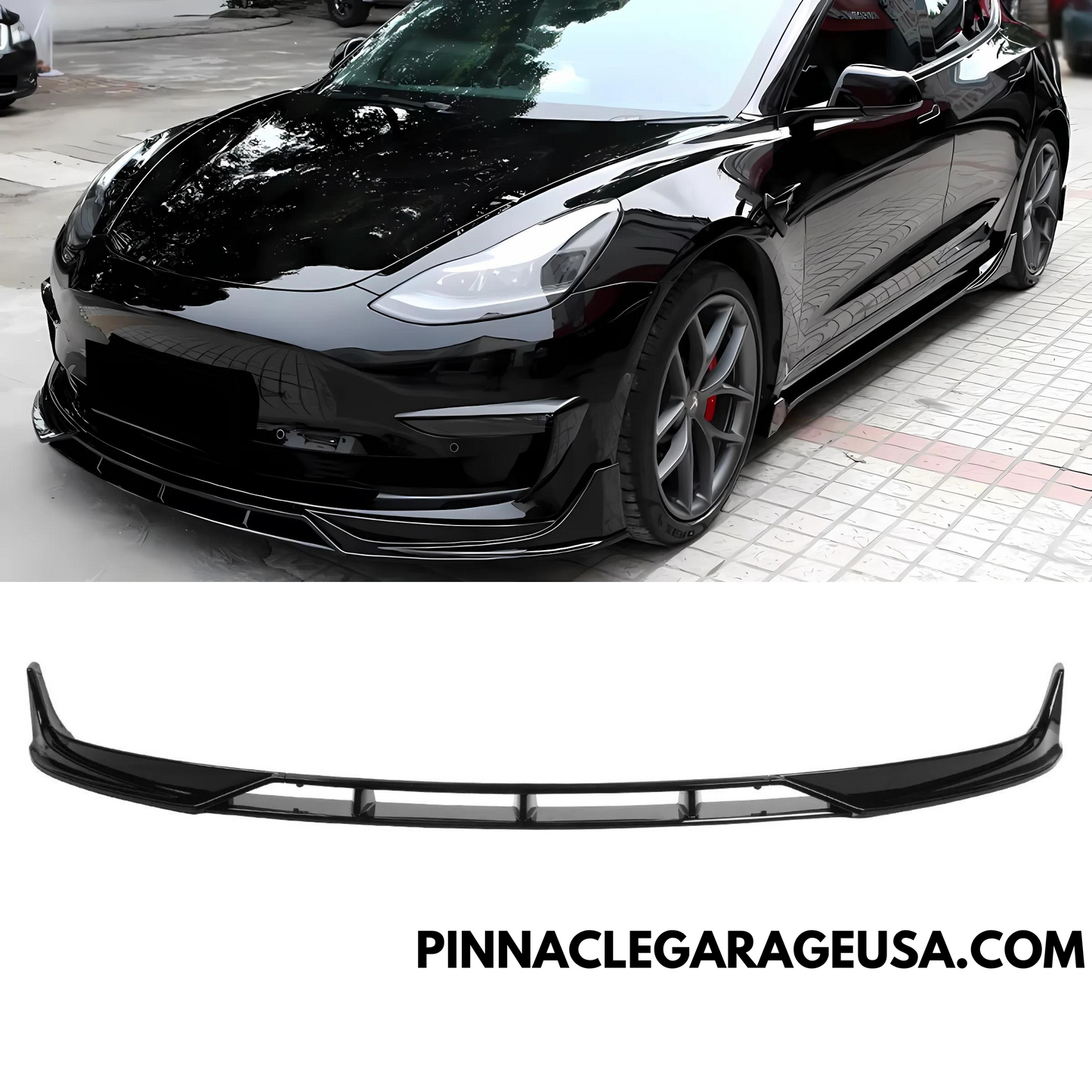 2017-2022 Tesla Model 3 Front Bumper Splitter Lip