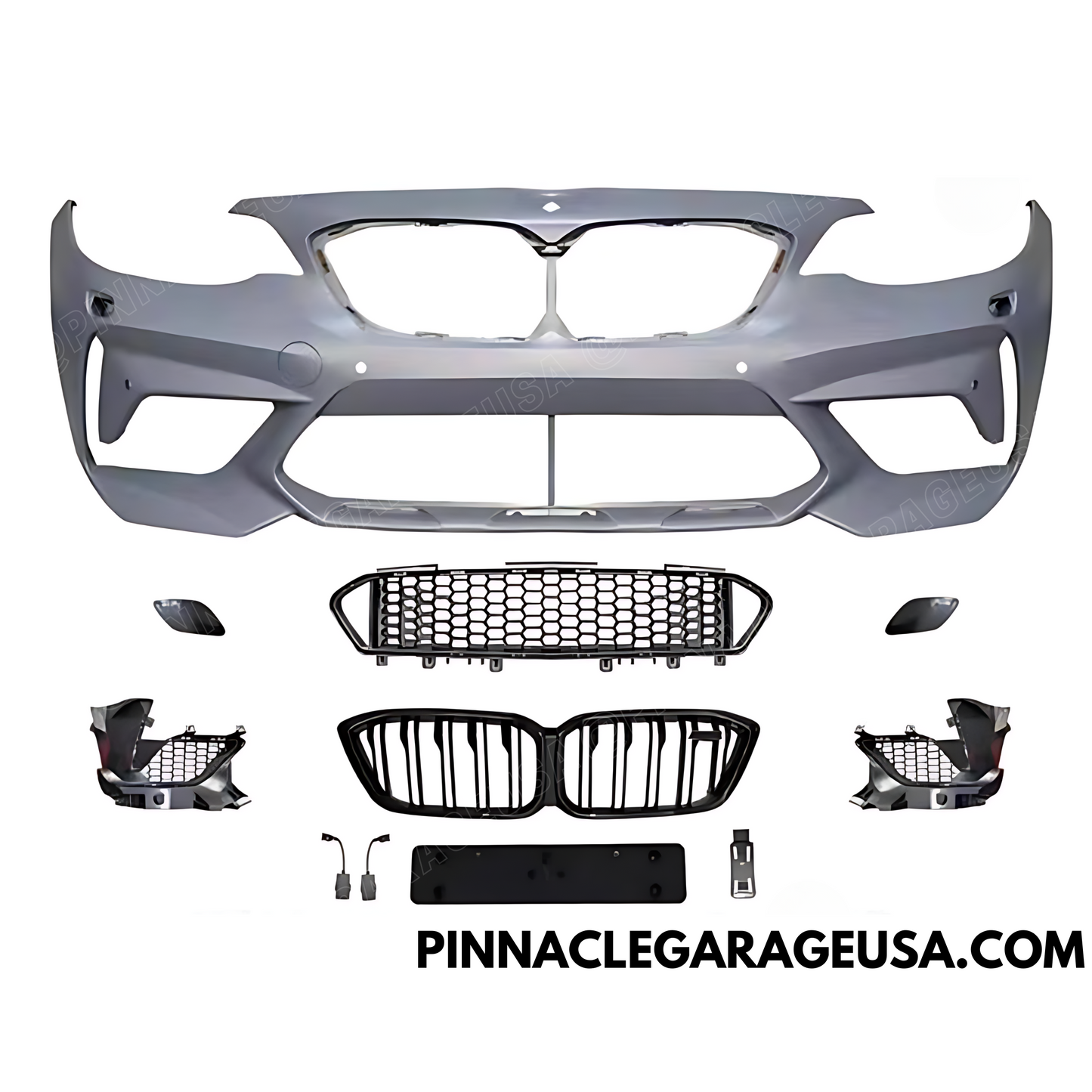 2014-2019 BMW F22 2 Series Front F87 M2CS Style Bumper Conversion