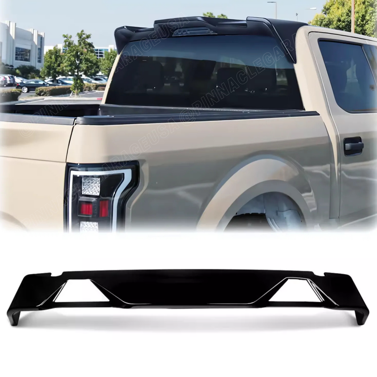 Ford Raptor Rear Spoiler for 2015-2020 Ford F-150 Rear Gen 2 Raptor Style Roof Spoiler Wing ...