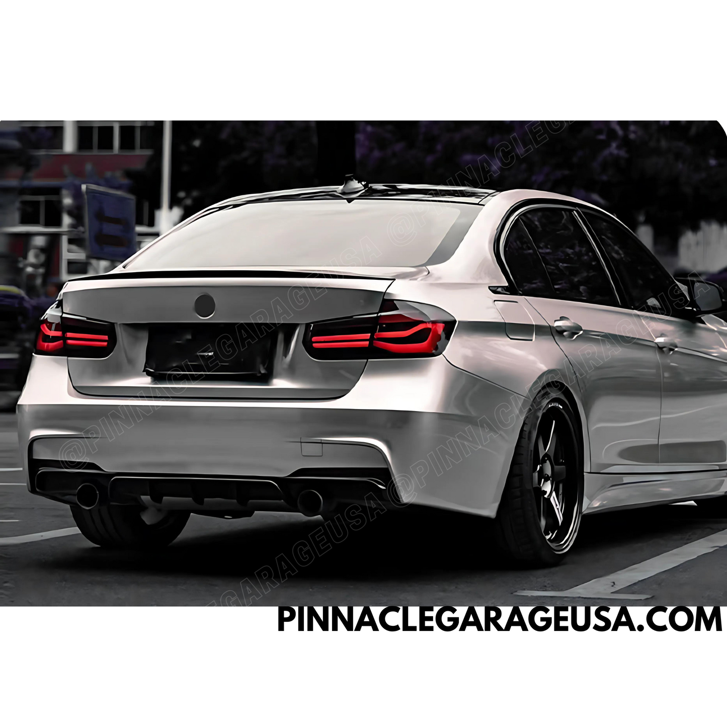 2013-2018 BMW F30 3 Series Rear MTech Style Bumper Cover Conversion