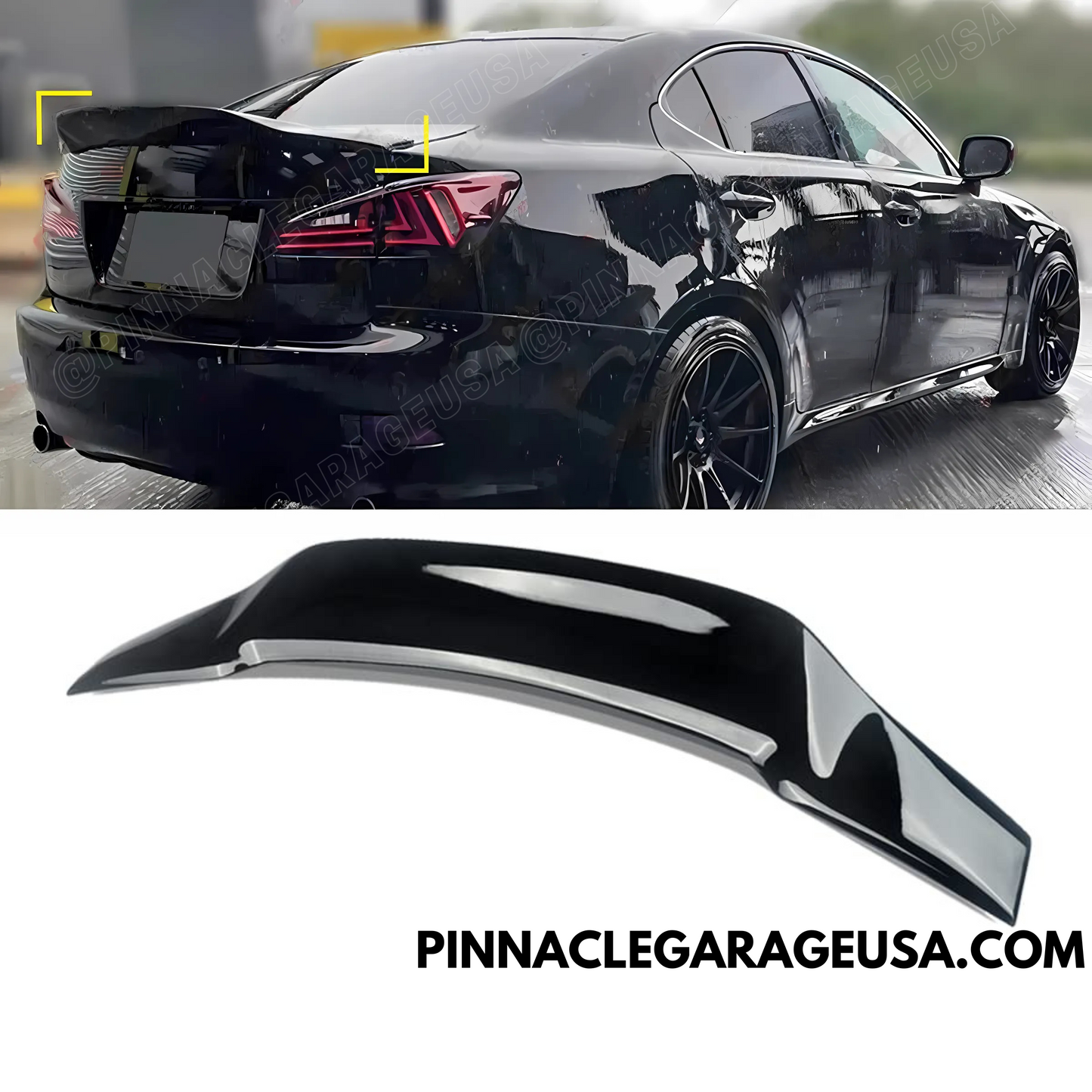 2006-2013 Lexus IS250, IS350, ISF Rear R Style Trunk Spoiler Wing