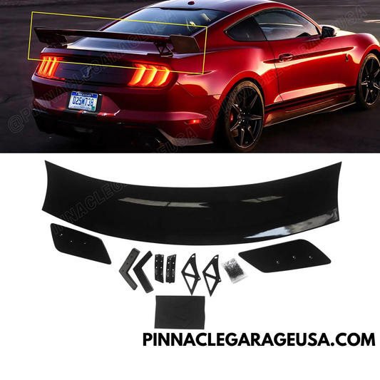 2015-2023 Ford Mustang GT500 Style Rear Trunk Track Spoiler Wing