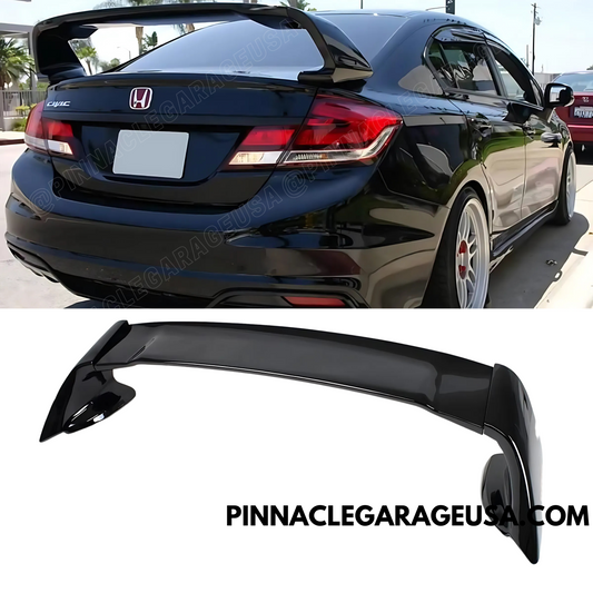 2012-2015 Honda Civic 9th Gen Sedan Rear MU Style Trunk Spoiler Wing