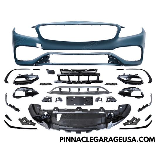 2013-2018 Mercedes-Benz A-Class W176 Hatchback A45 AMG Style Facelift Front Bumper