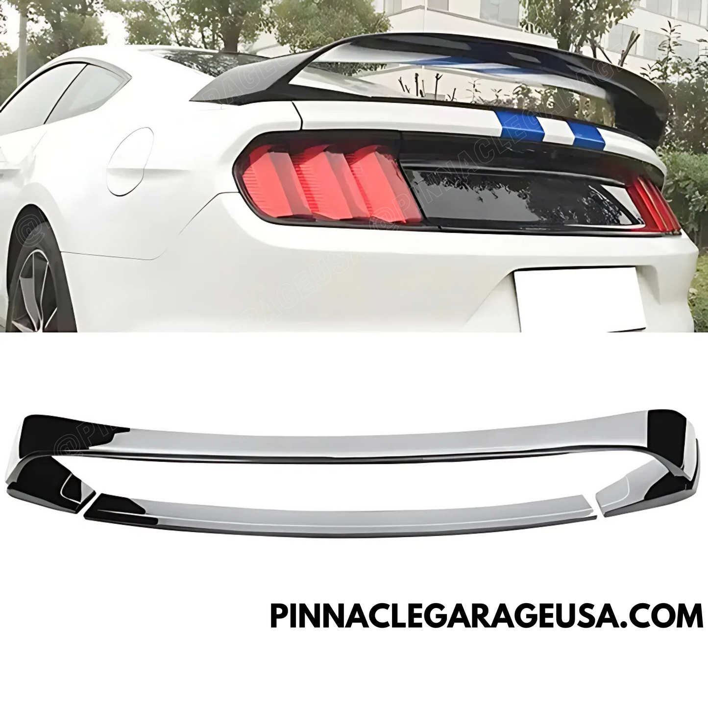 2015-2022 Ford Mustang GT350R Style Rear Trunk Spoiler Wing