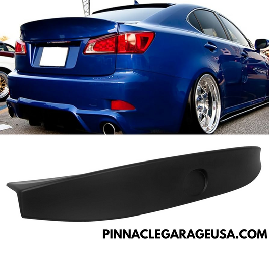 2006-2013 Lexus IS250, IS350, ISF Matte Black WD Style Rear Trunk Spoiler