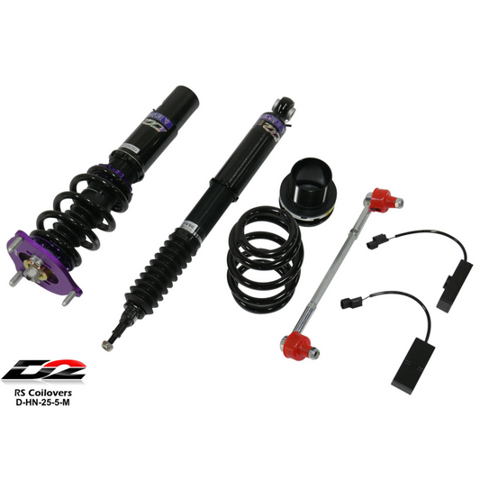 D2 Racing RS Coilovers w/ ADS Bypass Modules for 2017+ Honda Civic Si (ONLY) / 2018+ Accord (D-HN-25-5-M)