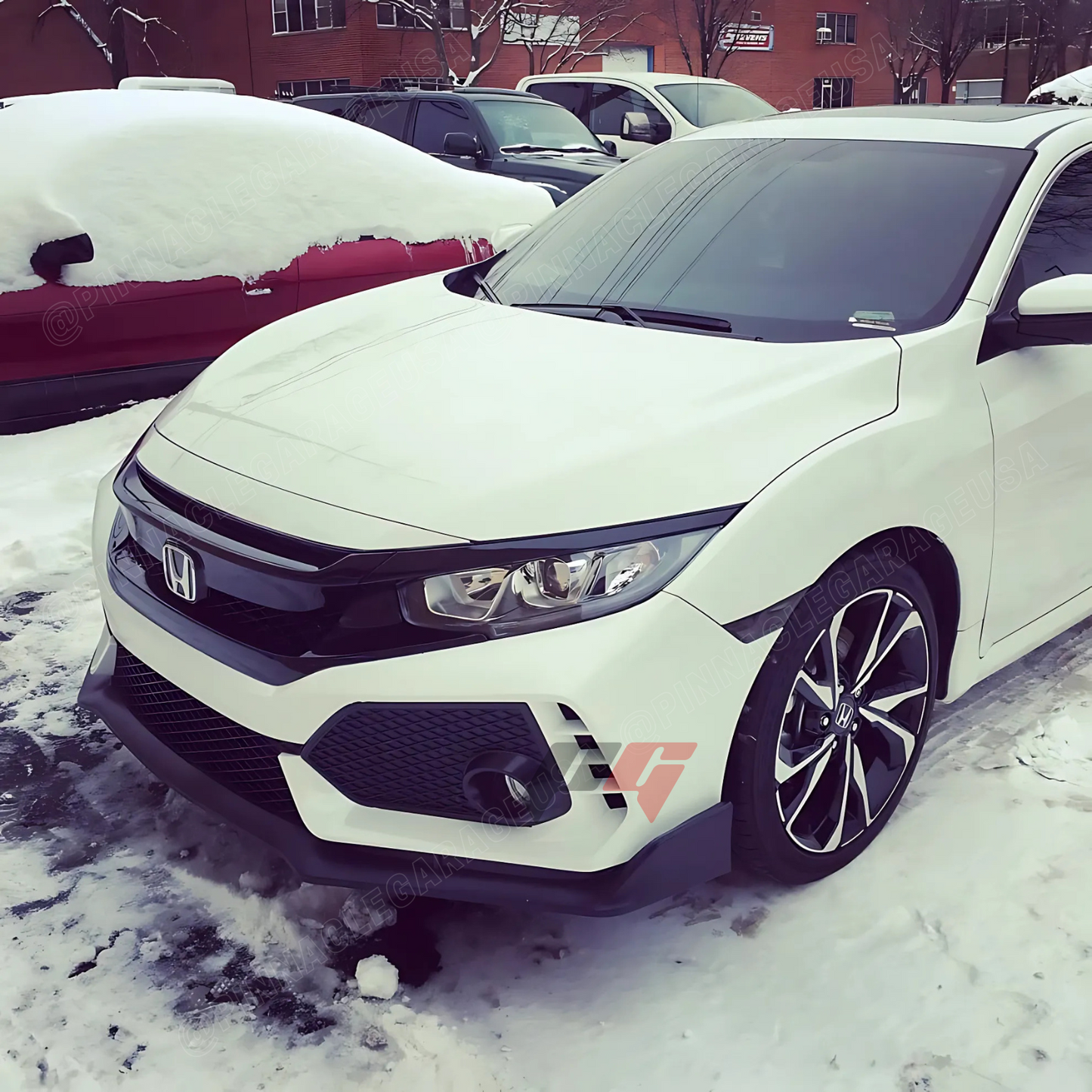 2016-2021 HONDA CIVIC 10th-Gen Type-R Style Front Bumper Conversion