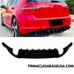 2014-2017 VW Volkswagen Golf 7.5 Rear Bumper Lip Diffuser Splitter