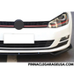 2015-2020 Volkswagen Golf 7.5 R/R-line/GTI Injection Molding Style Front Bumper Splitter Lip