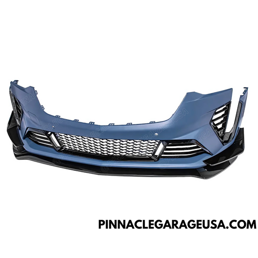 2020-2024 Cadillac CT4 to CT4-V Blackwing Style Front Bumper Cover Conversion Kit