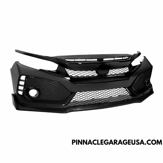 2016-2021 HONDA CIVIC 10th-Gen Type-R Style Front Bumper Conversion