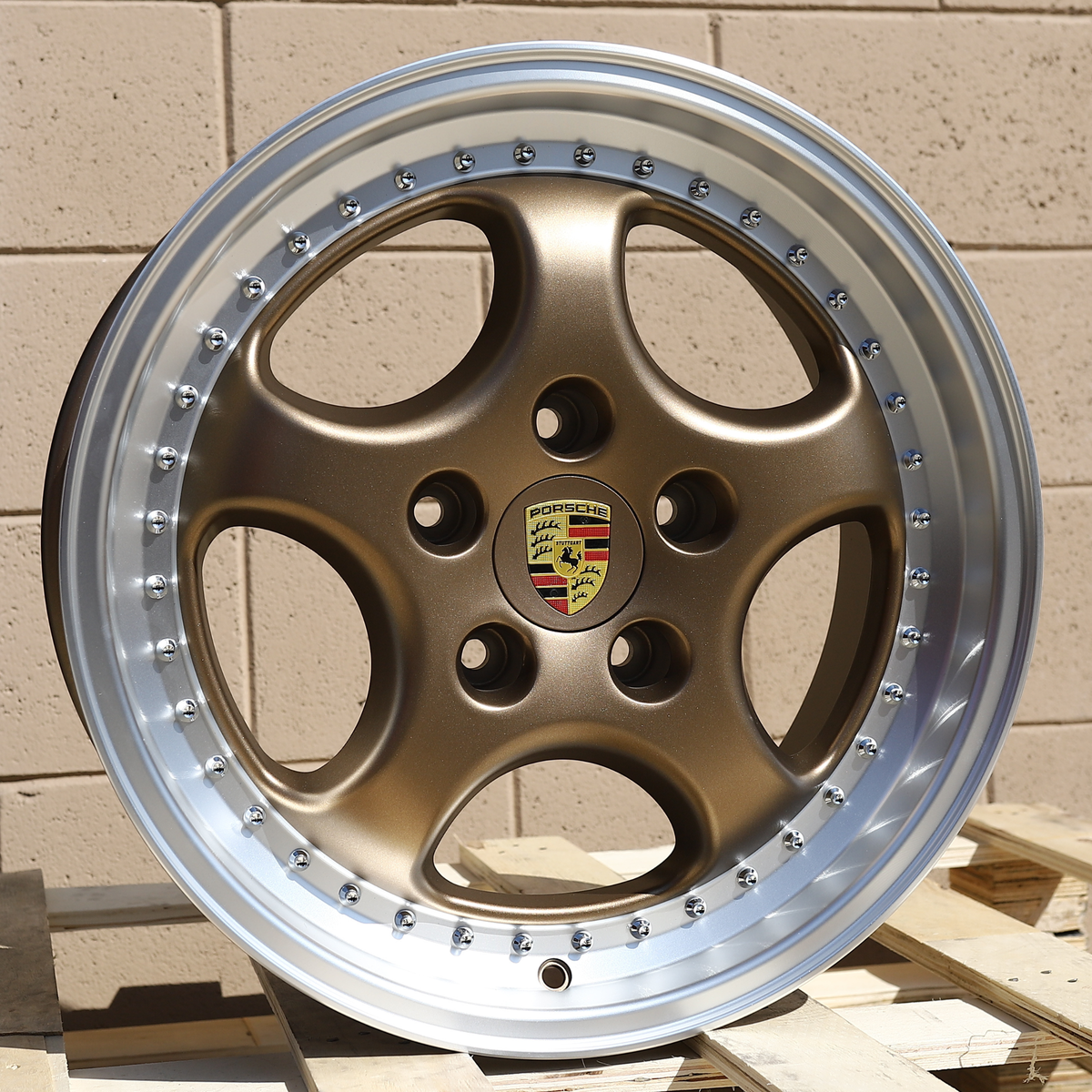 PS01 | Speedline Style Wheels | Bronze Machined Lip