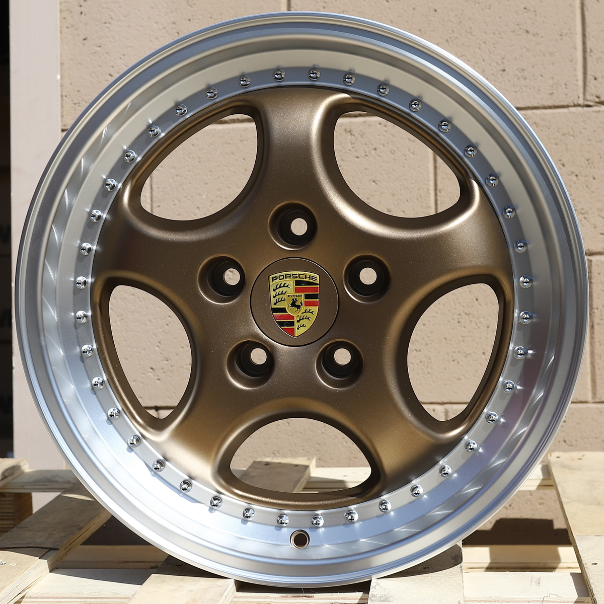 PS01 | Speedline Style Wheels | Bronze Machined Lip