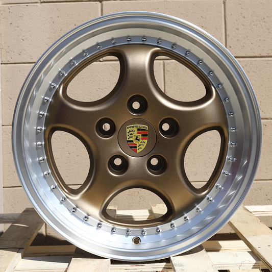 PS01 | Speedline Style Wheels | Bronze Machined Lip