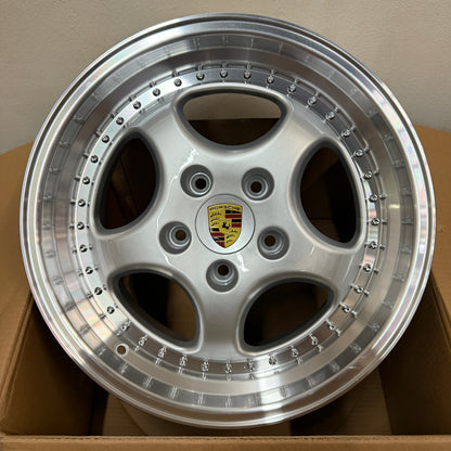 PS01 | Speedline Style Wheels | Silver Machined Lip