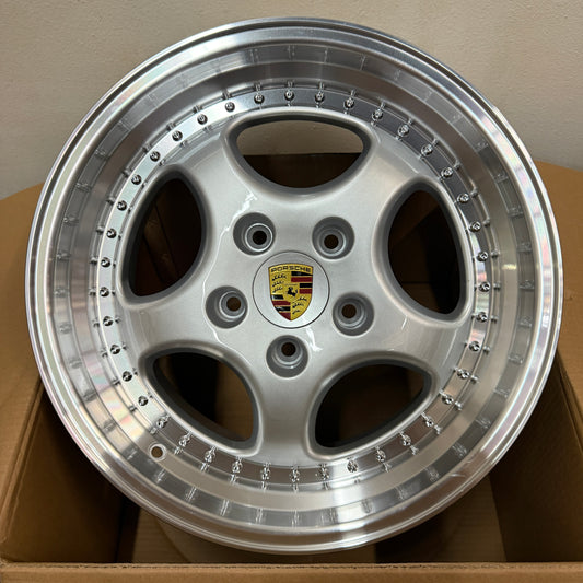 PS01 | Speedline Style Wheels | Silver Machined Lip