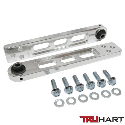 TruHart Rear Polished Lower Control Arms for 2001-2005 Honda Civic/ Si (TH-H103-1-PO)