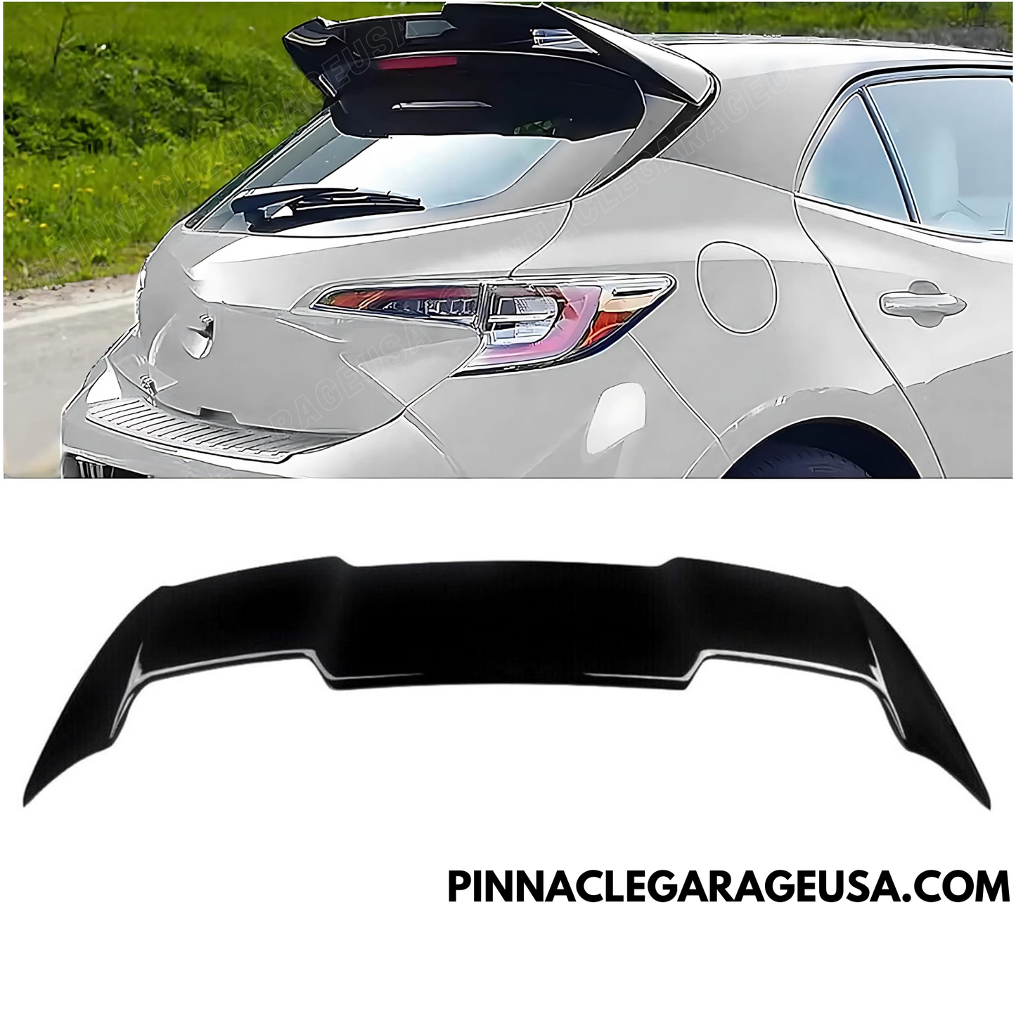 2019-2023 Toyota Corolla Hatchback Rear Roof Window Spoiler Wing