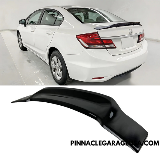 2014-2015 Honda Civic 9.5 Generation R Style Rear Trunk Spoiler Wing