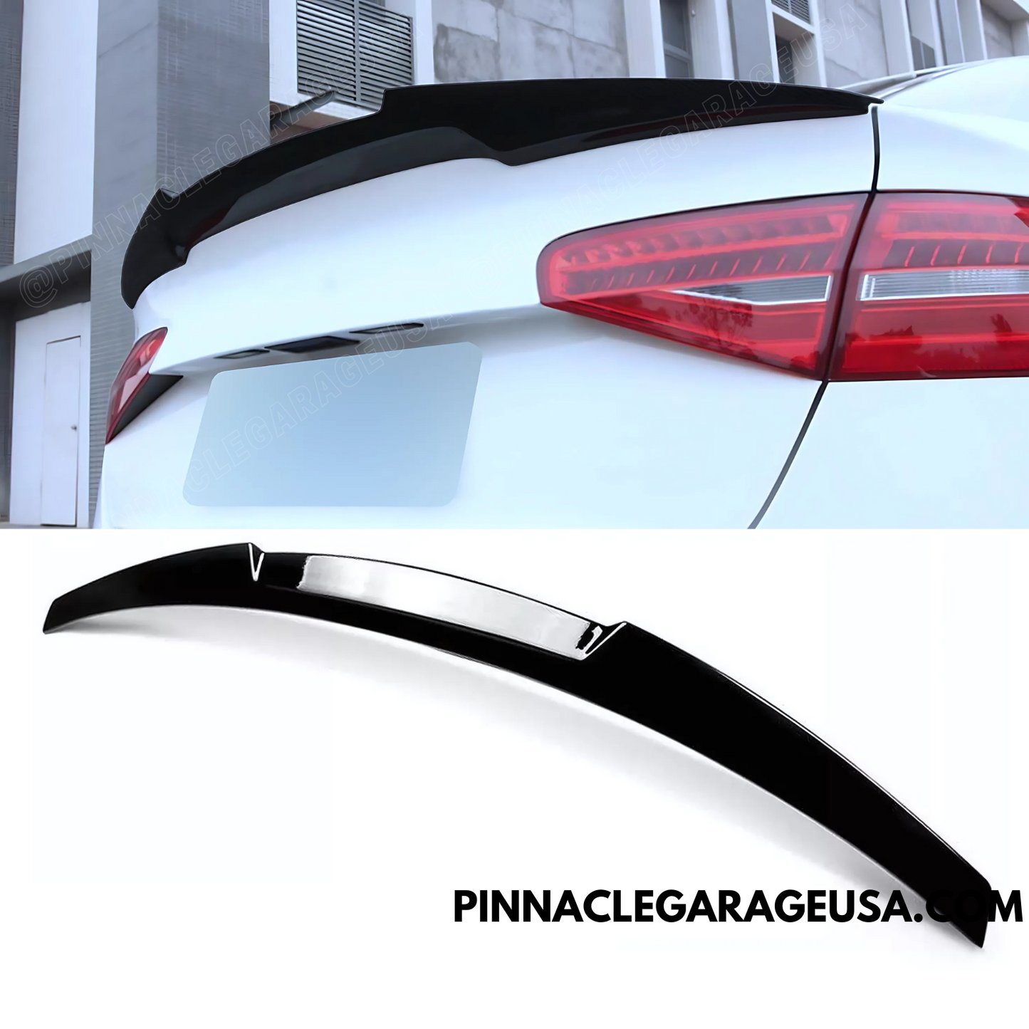 2013-2016 AUDI A4 (B8) M4 Style Rear Trunk Spoiler